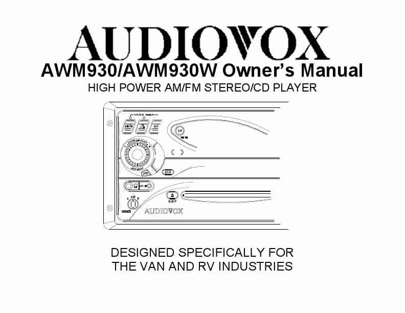 Audiovox CD Player AWM930W-page_pdf